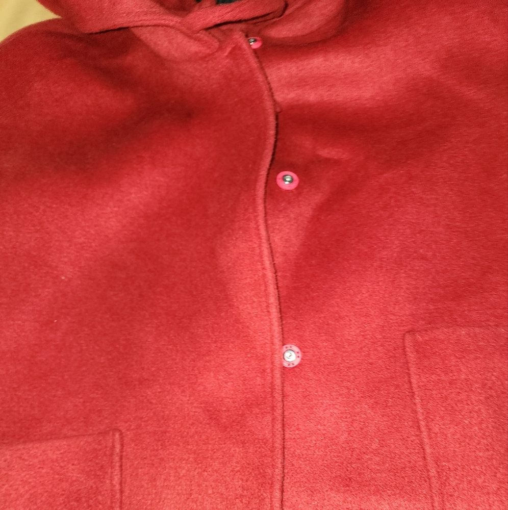 Women's red coat size Medium